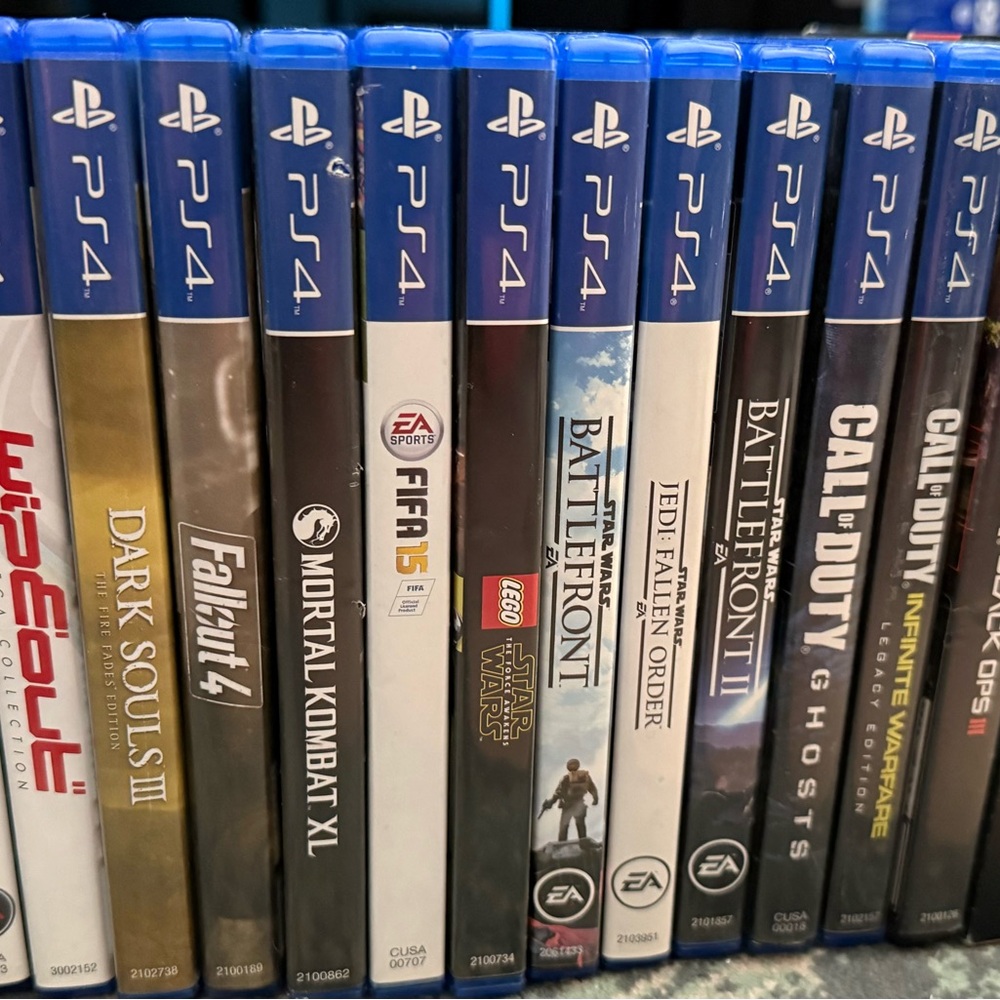 PS4 Video Game Collection